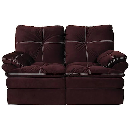 Double Reclining Two Person Loveseat with Power for Family Room Gathering